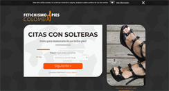 Desktop Screenshot of fetichismopiescolombia.com